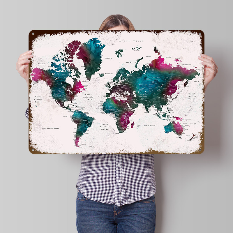 World Of Retro Gaming - Detailed World Map Iskha Lightly 3D