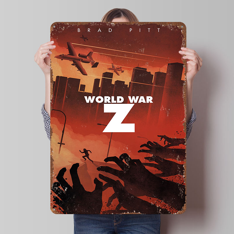 World Of Retro Gaming - World War Z Alternative Poster Customized