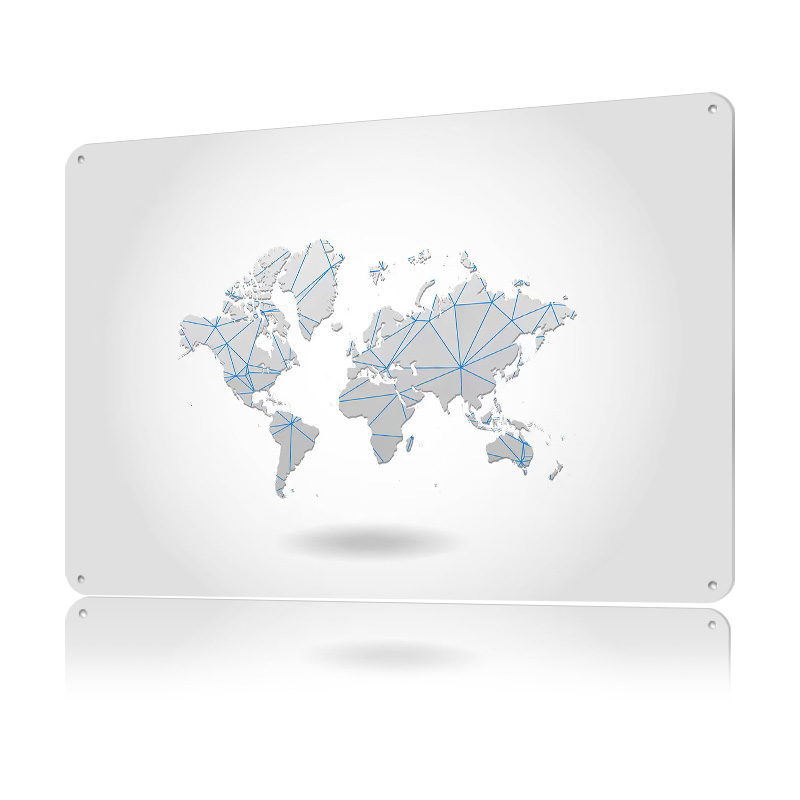 World Map Tinplate Poster Cust - đánh giá và giá World Of Retro Gaming