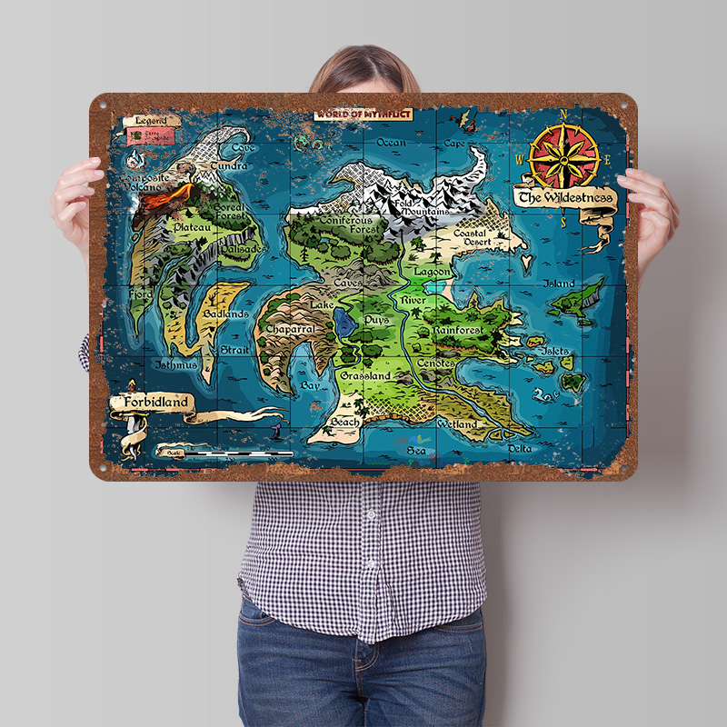 World of Mythflict Fantasy Map - đánh giá và giá World Of Retro Gaming