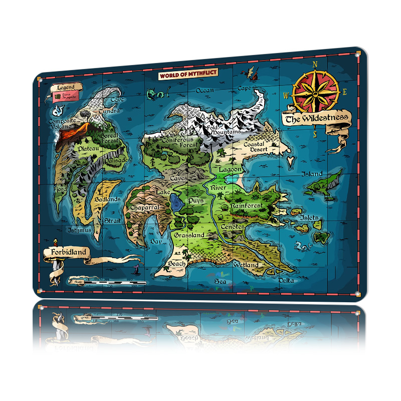 World of Mythflict Fantasy Map - đánh giá và giá World Of Retro Gaming