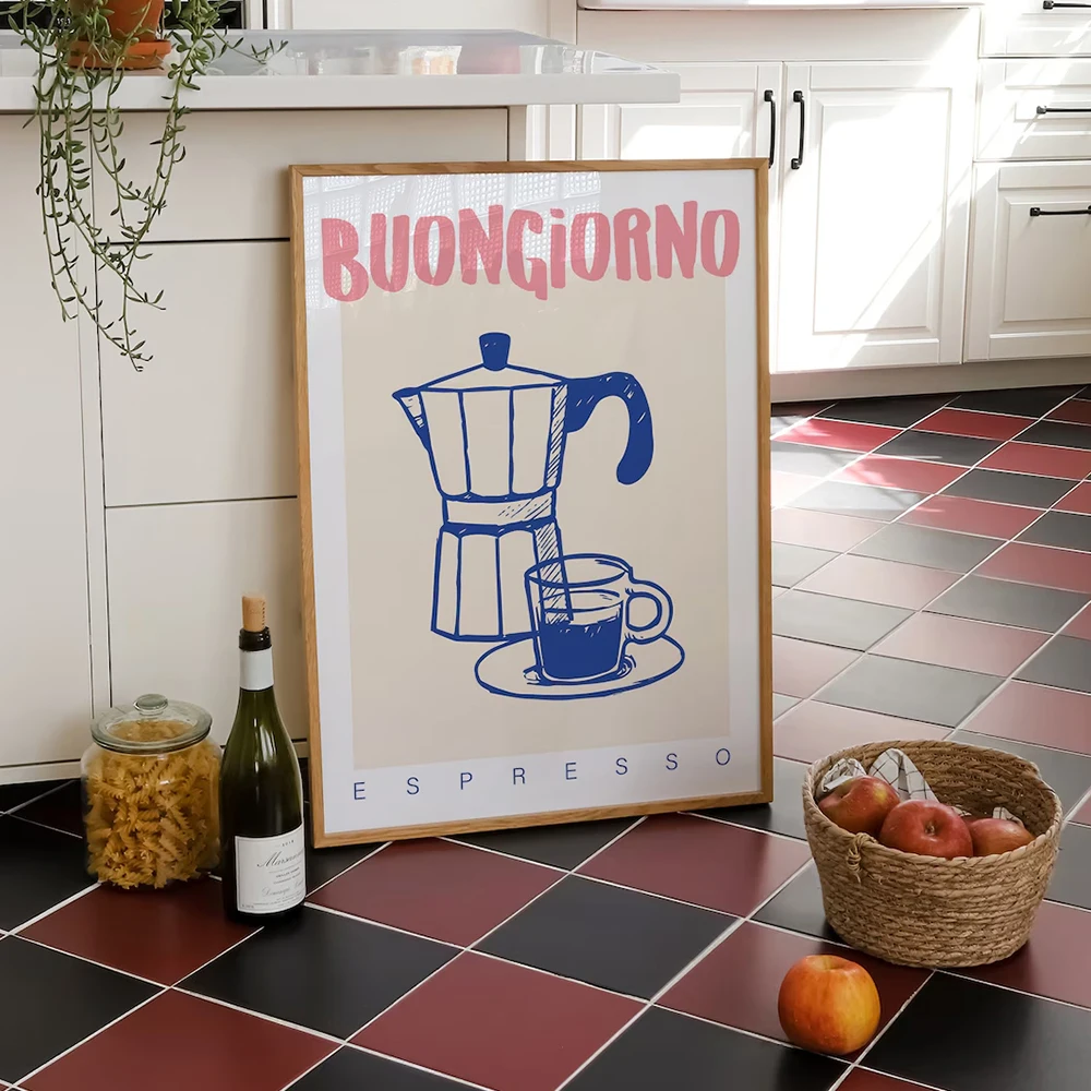 Modern Coffee Espresso Wall Ar - đánh giá và giá Retro Gaming Pictures