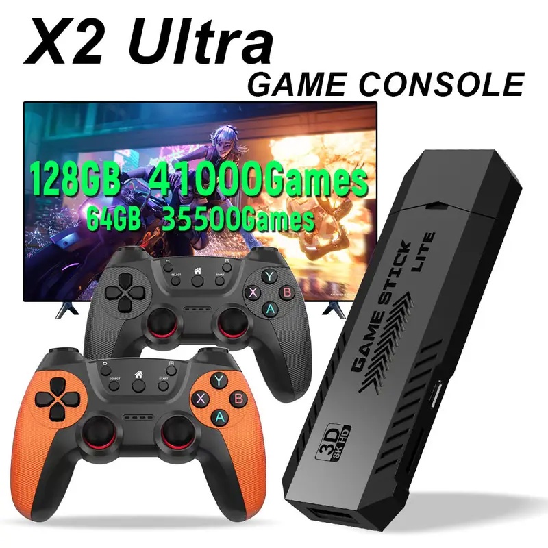 X2 Ultra Pro Retro Game Stick  - đánh giá và giá Retro Gaming Best Console