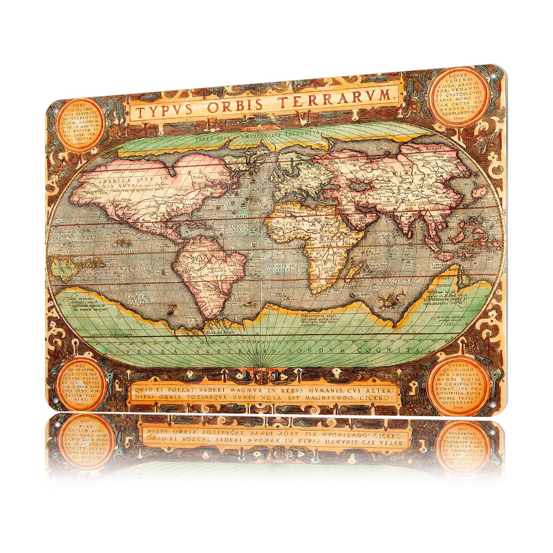 Old Map of the World Printed P - đánh giá và giá World Of Retro Gaming