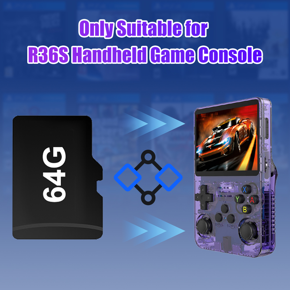 64G Game TF Card for R36S Vide - đánh giá và giá Retro Gaming Console Handheld