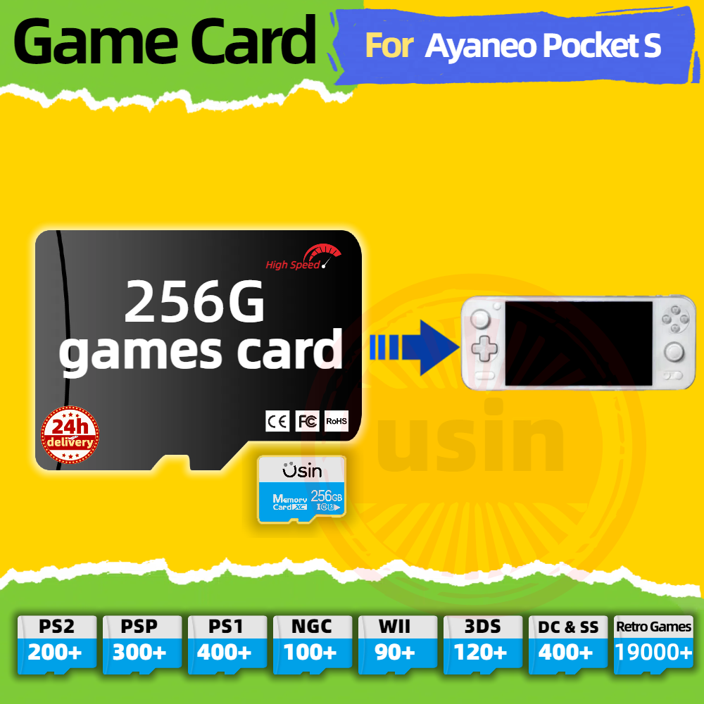 Game Card For Ayaneo Pocket S  - đánh giá và giá Retro Gaming Android