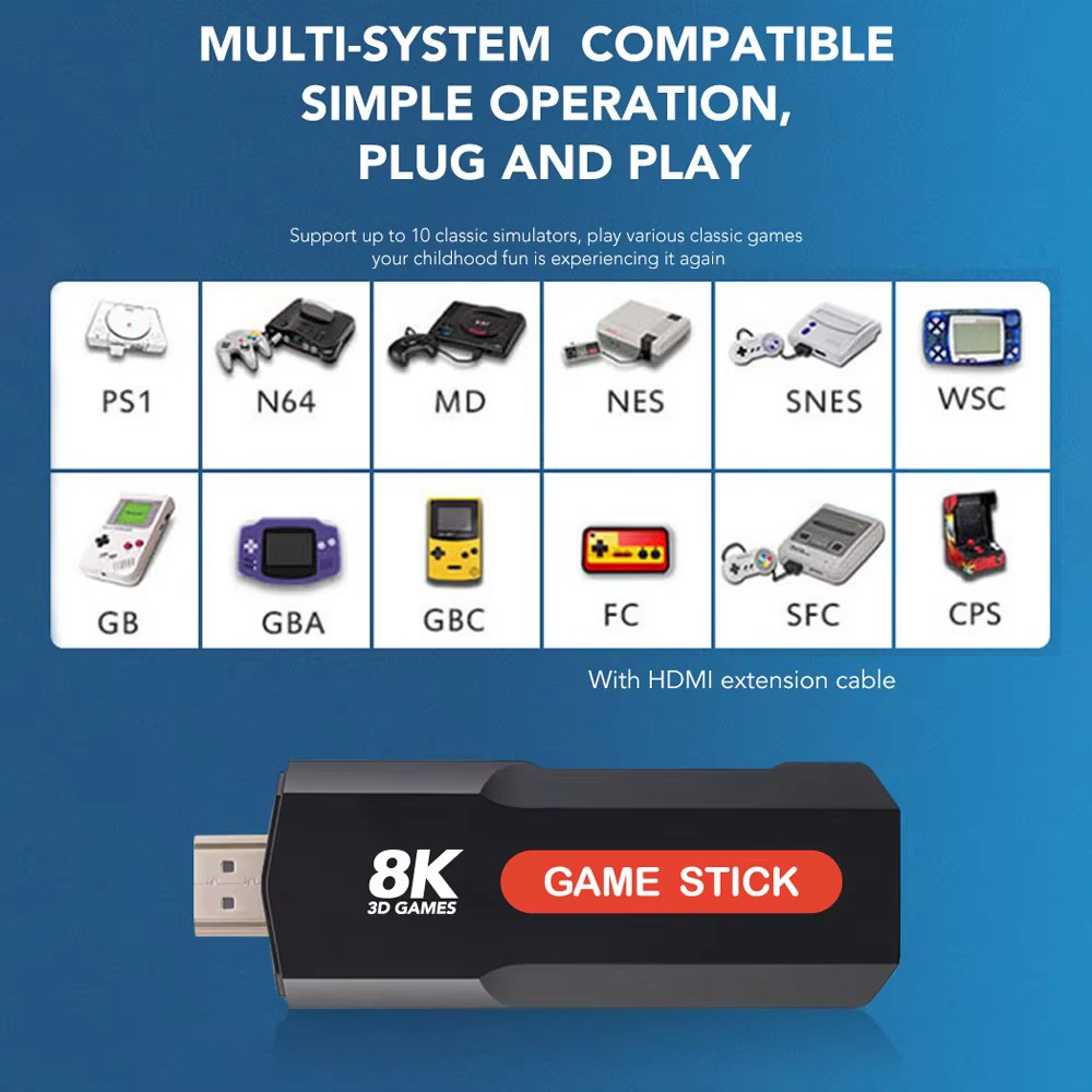X2 Game Stick HD 4K 8K 3D Cons - đánh giá và giá Retro Gaming Android