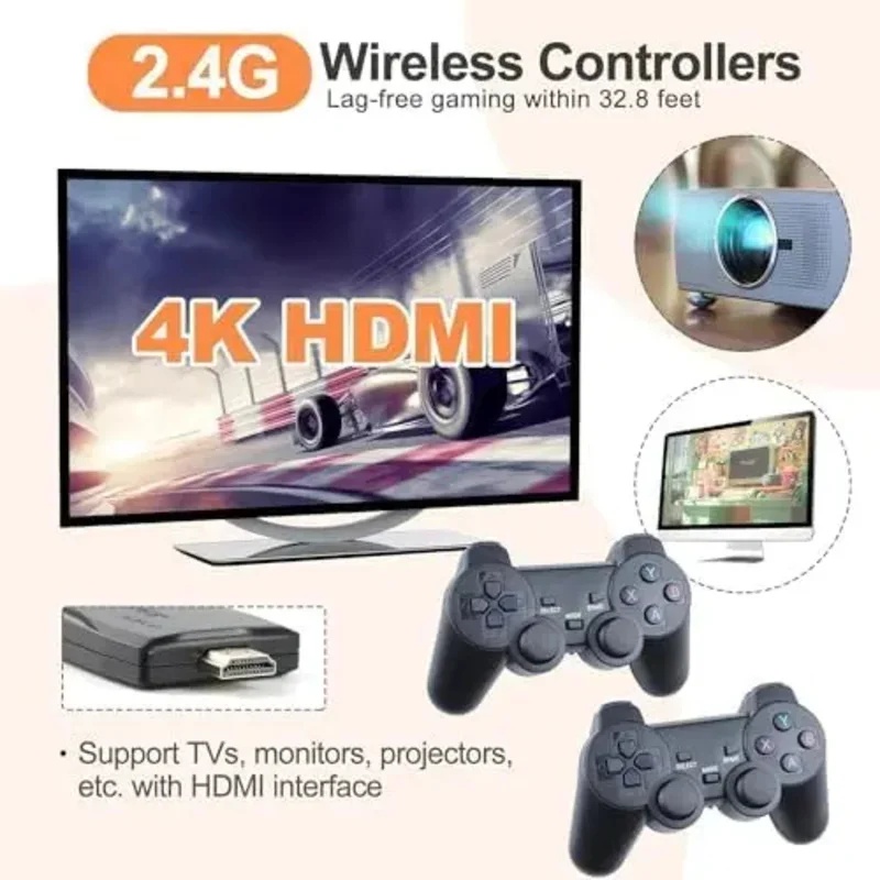 4K Wireless Retro Game Console - đánh giá và giá Retro Gaming Hub