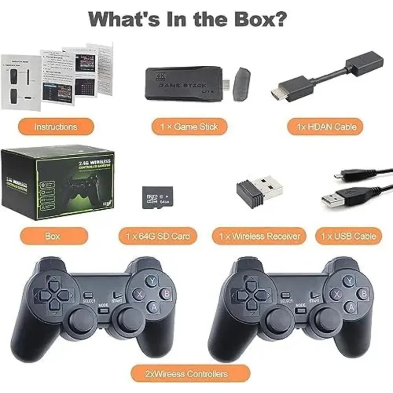 4K Wireless Retro Game Console - đánh giá và giá Retro Gaming Hub