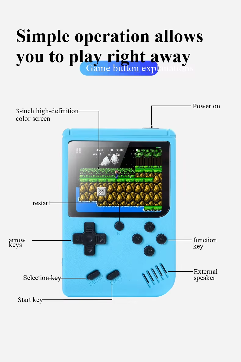 Retro Mini Di Động Cầm Tay Vid - đánh giá và giá Retro Gaming Hub