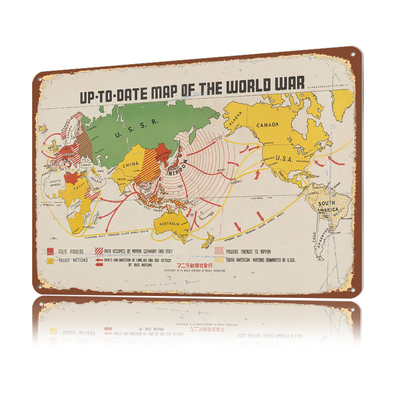 Map Of The World War Personali - đánh giá và giá World Of Retro Gaming