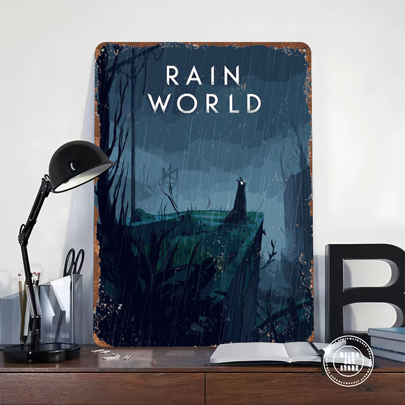 Rain World Game Cover Art Tin  - đánh giá và giá World Of Retro Gaming