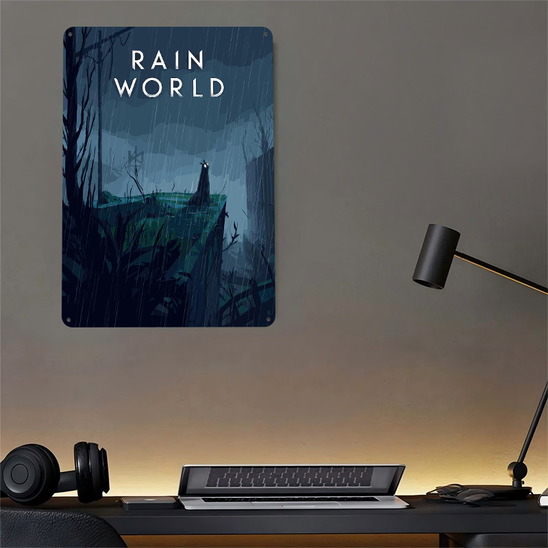 Rain World Game Cover Art Tin  - đánh giá và giá World Of Retro Gaming