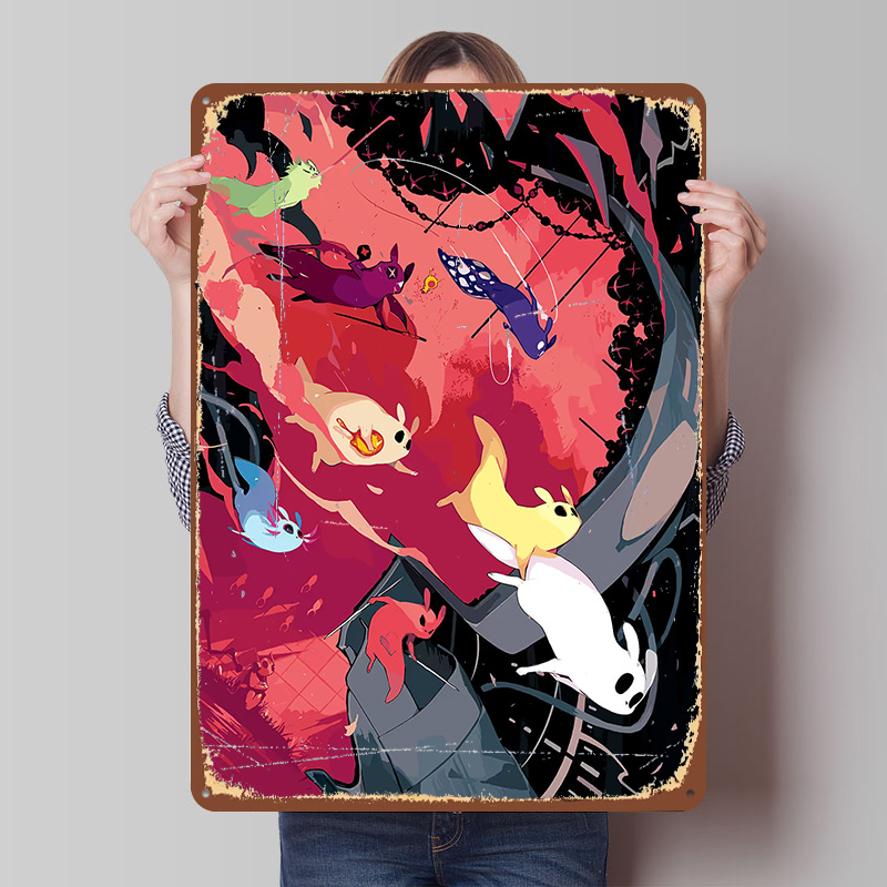 Rain World Metal Poster Custom - đánh giá và giá World Of Retro Gaming