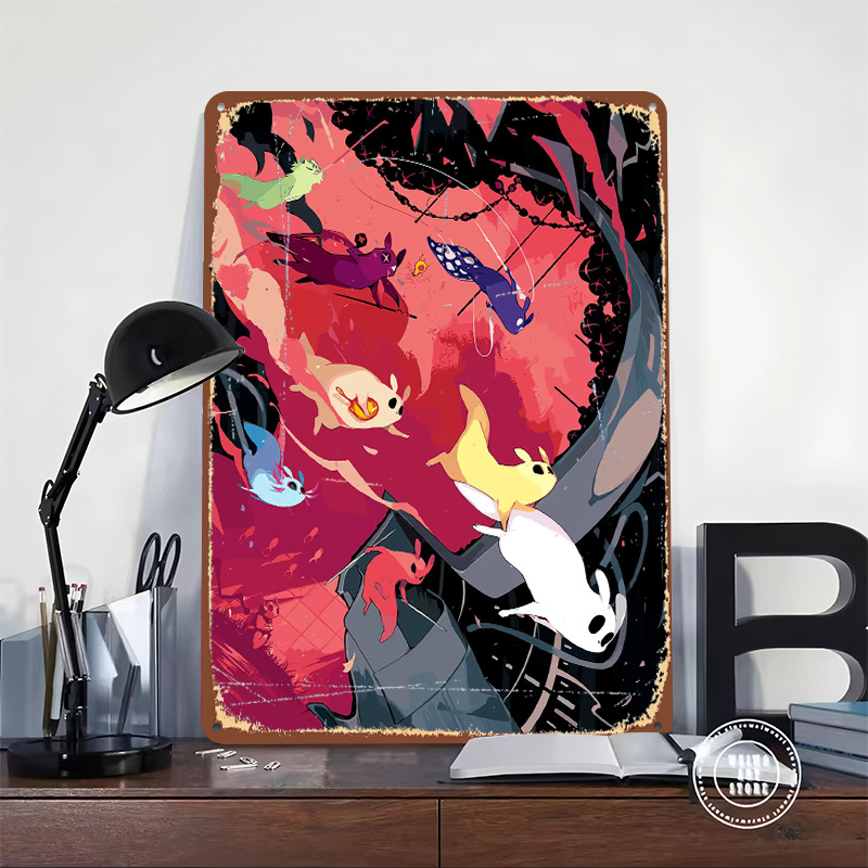 Rain World Metal Poster Custom - đánh giá và giá World Of Retro Gaming