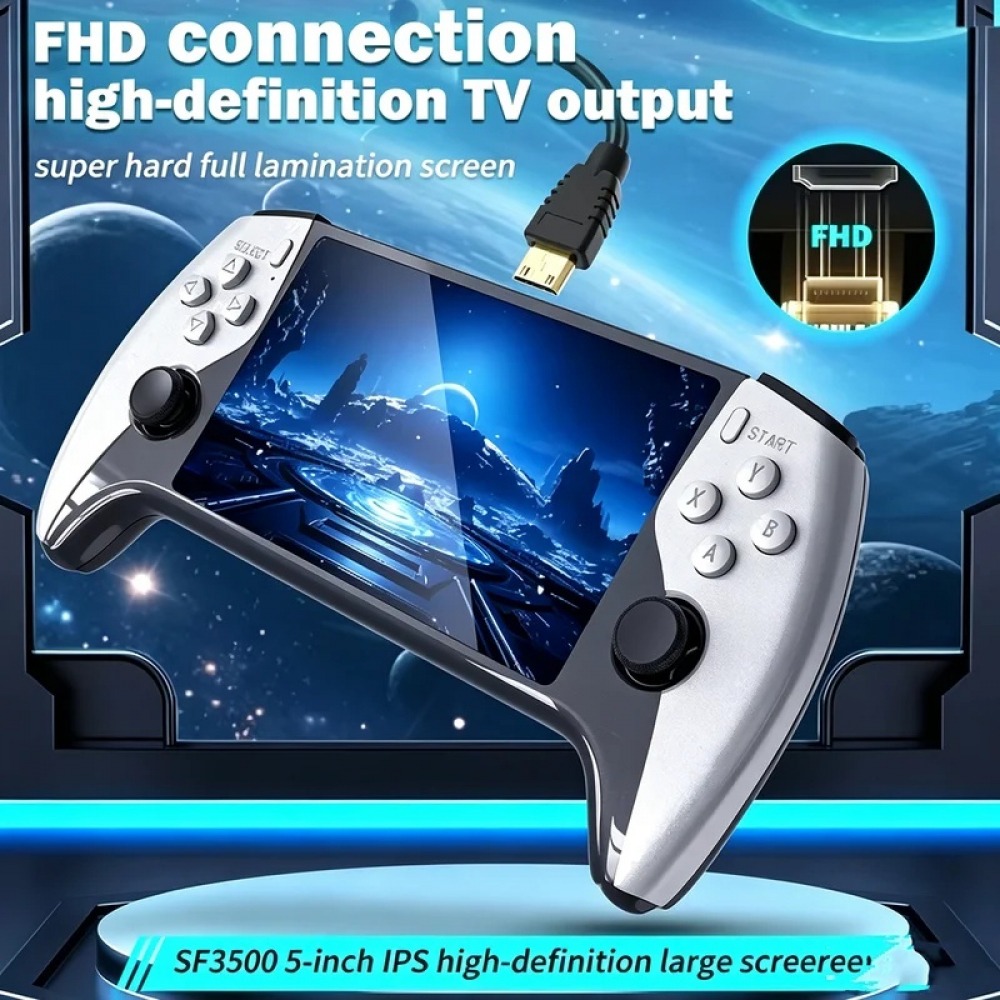 SF3500 5 inch Handheld Game Co - đánh giá và giá Retro Gaming Console Handheld